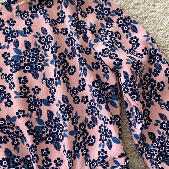 J. Crew Drapey Crepe Faux Wrap Top - Picture 7 of 10